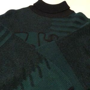 Men’s Green And Black Sweater